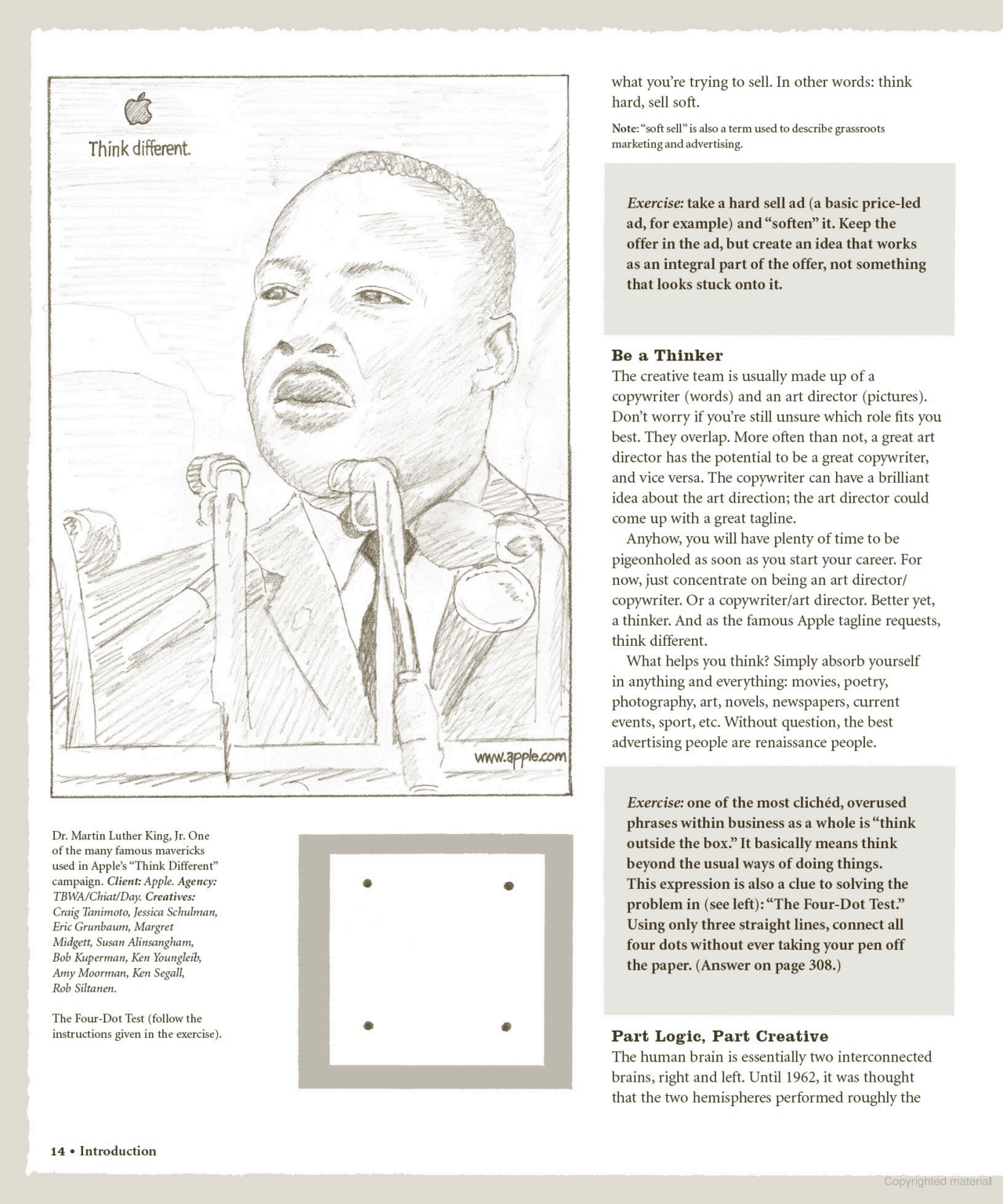 Page scan of THE ADVERTISING CONCEPT BOOK, page 4