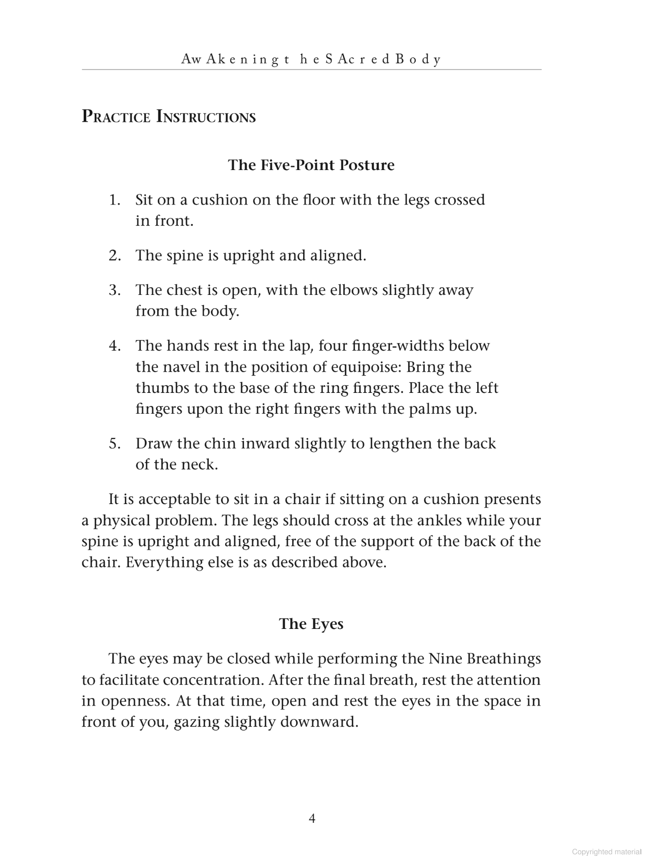 Page scan of AWAKENING THE SACRED BODY, page 3