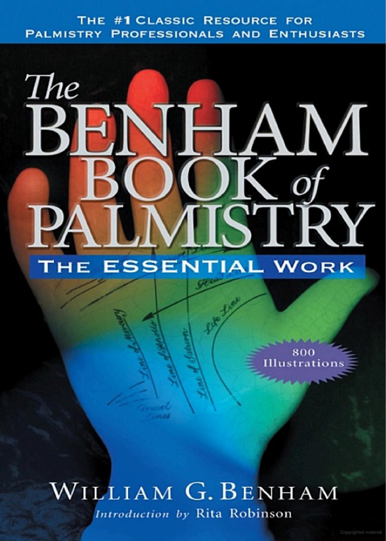 Cover of THE BENHAM BOOK OF PALMISTRY