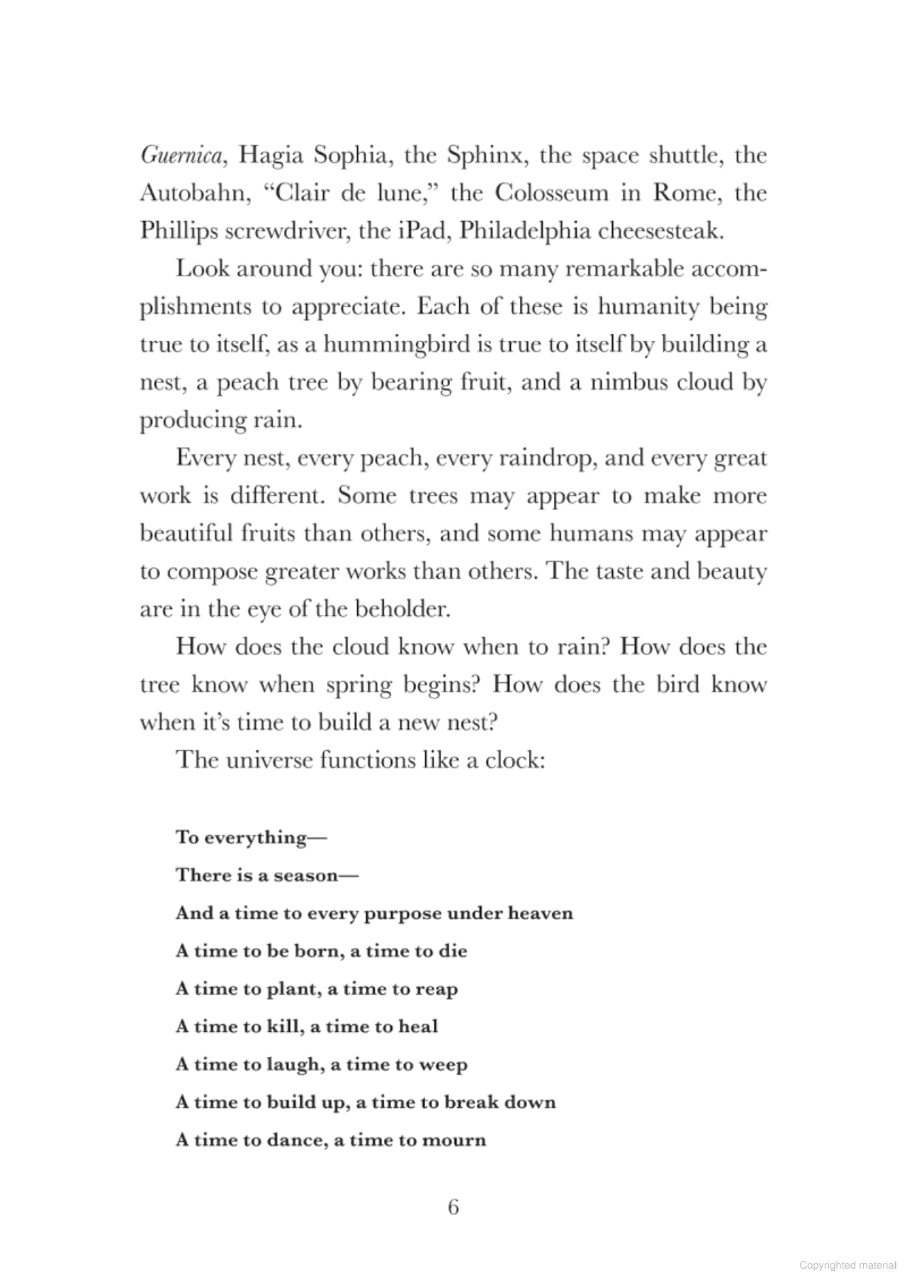 Page scan of THE CREATIVE ACT: A WAY OF BEING, page 3