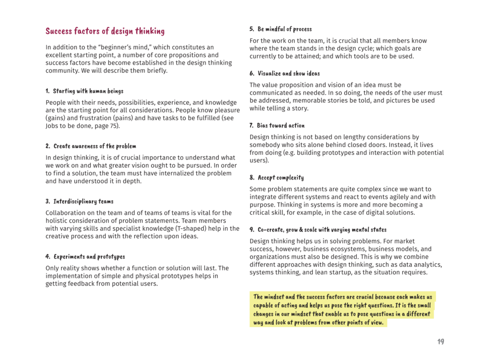 Page scan of THE DESIGN THINKING TOOLBOX, page 3