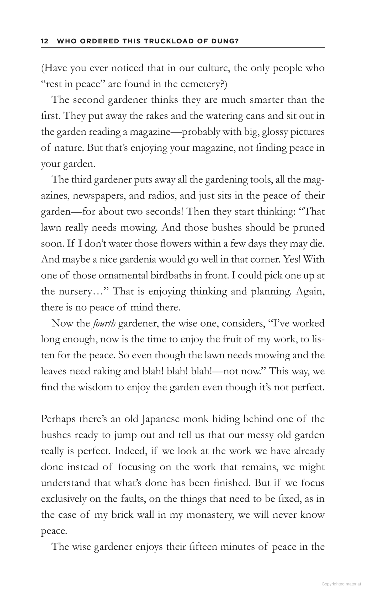 Page scan of WHO ORDERED THIS TRUCKLOAD OF DUNG?, page 3