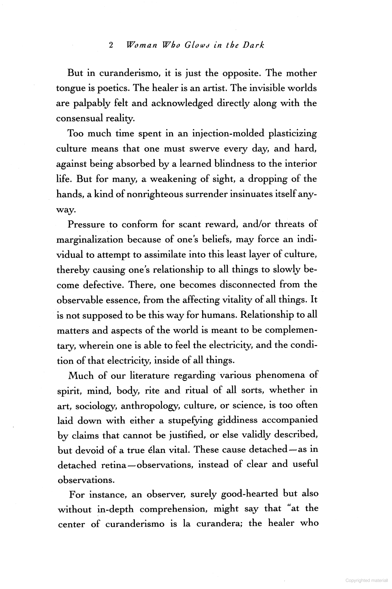 Page scan of WOMAN WHO GLOWS IN THE DARK, page 3